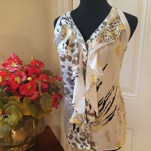 EUC MILANO sleeveless blouse